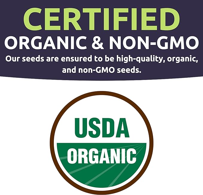 Organic Herbal Tea Seeds Variety Pack - 16 Individual Packs - 2025 Season - Mint, Lavender, Chamomile and More! for Indoor & Outdoor Planting (Non-GMO, Certified Organic)