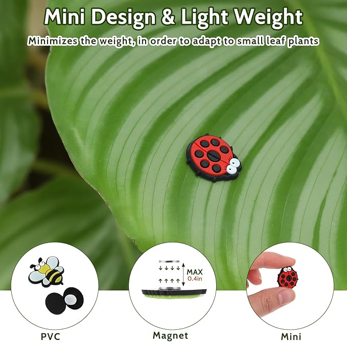 8Pcs Funny Plant Magnets Eyes Cute Soft Glue Plant Magnets Pin Charms Unique Magnetic Eyes Decoration Personality Plants Eye Accessories for Office Indoor Outdoor DIY Potted Plants Women Men Lover