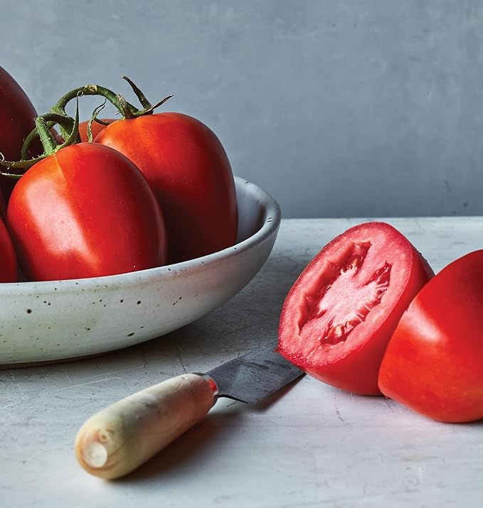 Burpee 'Roma' Organic, Red Sauce & Paste Tomato, 250 Non-GMO Seeds