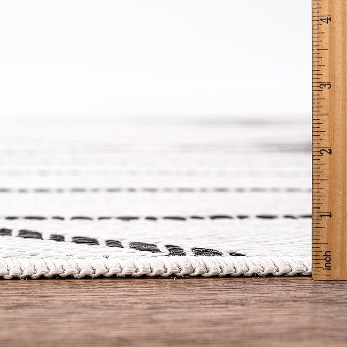 Keen Home Design Terrace Outdoor Runner Rug - 2x12 Washable Indoor/Outdoor Rug for Patio, Kitchen, Balcony, Beach, Garden, Deck and Porch, Size: 2'2"x11'10"