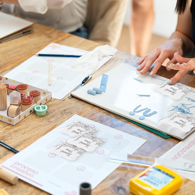 20pcs Thank You Tags Seed Paper – Plantable Wildflower in Different Designs & Shapes, Eco-Friendly, Perfect for Gifts, Wedding & Occasions (20 Square Art Floral)