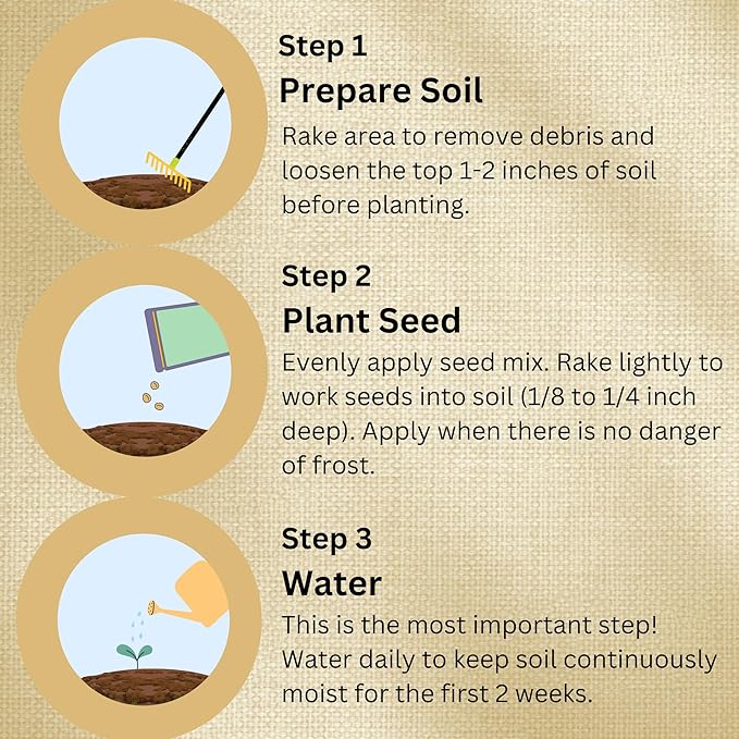 Earth Science 6 lb Wildflower Butterfly & Hummingbird Mix, 3-in-1 Premium Wildflower Seed, Plant Food and Soil Conditioners, Non-GMO for Bees, Hummingbirds, Butterflies, Pollinators