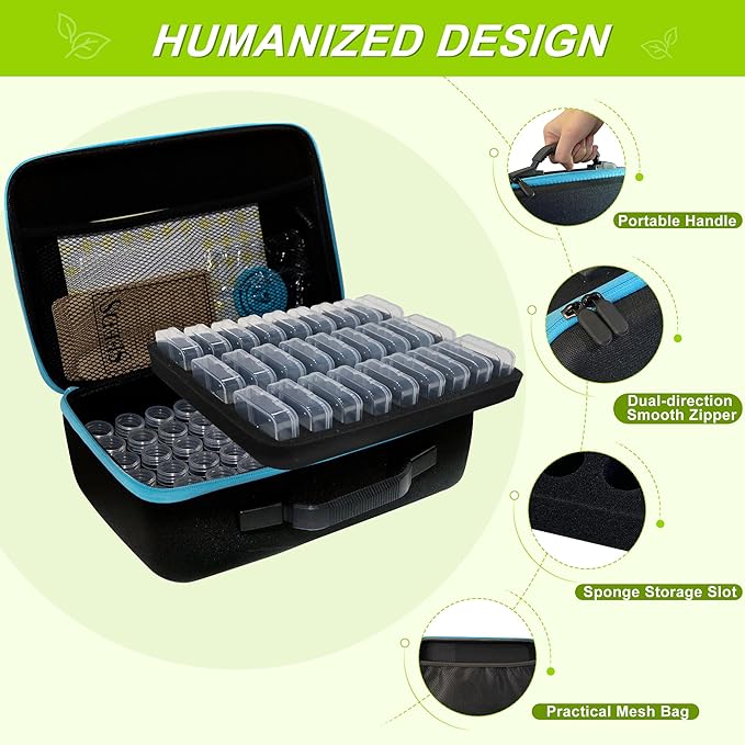 87 Slots Seed Storage Organizer Box with 20 Seed Envelopes, Large Capacity Seed Storage Container with Zipper Bag, Label Stickers, Tweezers, Funnel, Garden Seeds Saver Kit for Vegetable, Flower