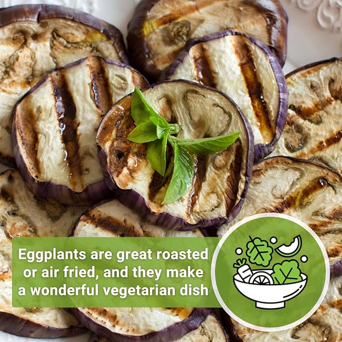 Sow Right Seeds - Long Purple Eggplant Seeds for Planting - Non-GMO Heirloom Packet with Instructions to Plant an Outdoor Home Vegetable Garden - Grow This Chinese Variety Indoors or Outdoors (2)