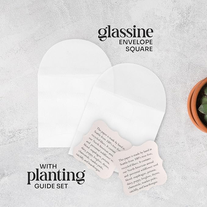 Set of 24 Purple Heart – Plantable Seed Paper for Weddings, Gifts, and Life Events