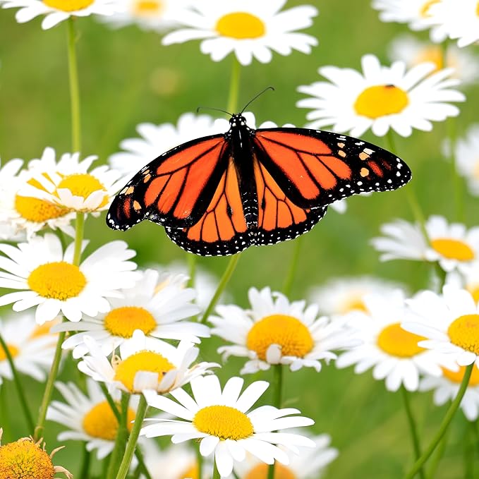 The Old Farmer's Almanac Daisy Seeds (Shasta Alaska) - Approx 700 Flower Seeds - Non-GMO, Premium, Open Pollinated