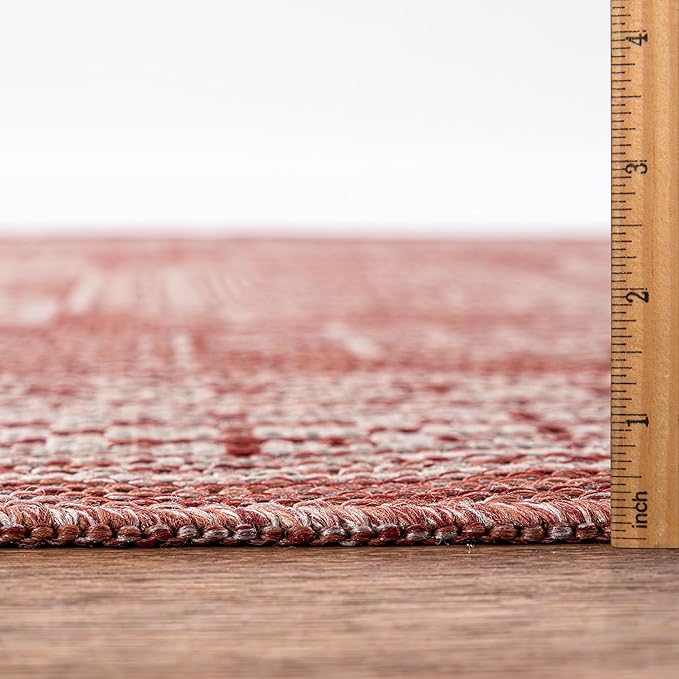 Keen Home Design Terrace Outdoor Area Rug - 12x15 Washable Indoor/Outdoor Rug for Patio, Kitchen, Balcony, Beach, Garden, Deck and Porch, Size: 12'x15'