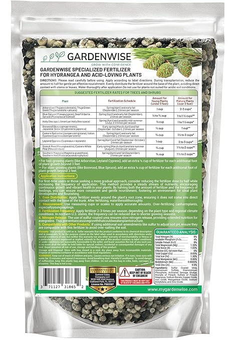 Evergreen Fertilizer – All-Purpose Granular Plant Food for Outdoor Trees and Shrubs, Azaleas, Magnolias, Pines & Arborvitae – Slow-Release Formula (3 quarts)