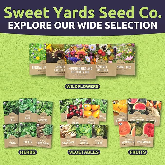 Pacific Northwest Regional Mix - Large 1 Ounce Packet - 24,000 Flower Seeds for Planting - Wildflower Mix