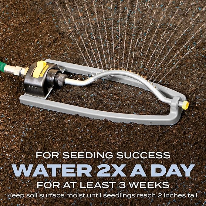 Scotts Turf Builder Grass Seed Sun & Shade Mix with Fertilizer and Soil Improver, Thrives in Many Conditions, 32 lbs.