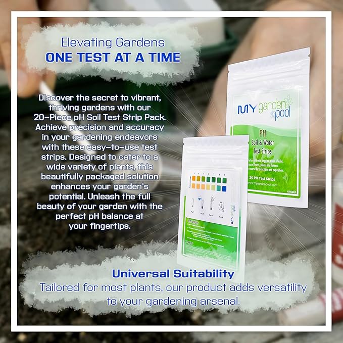 Espoma Organic Seed Starter Potting Soil 16 qt All Natural & Organic Seed Starting Mix with a My Garden Pool PH Soil Test Strips 20 ct, and Superior Gardening Claw Gloves