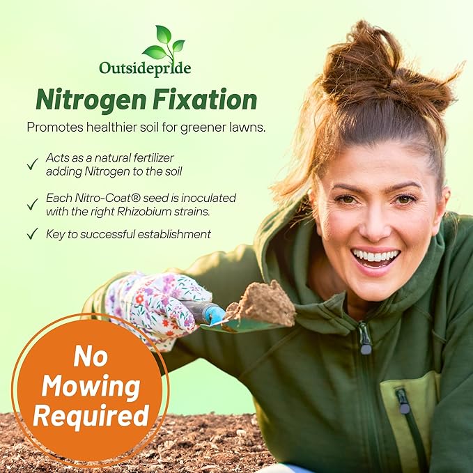 Outsidepride Perennial White MiniClover Seed - 5 lb. Dwarf, Small-Leaved, Drought & Wear-Tolerant Micro Clover Seeds for Lawn, Ideal Low-Maintenance & Easy to Grow Ground Cover Seeds for Home Yard