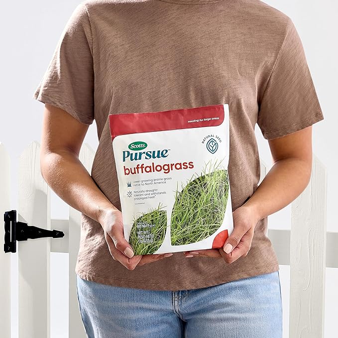 Scotts Pursue Buffalograss with Natural Seed, Seeding for Large Areas, 1 lb.