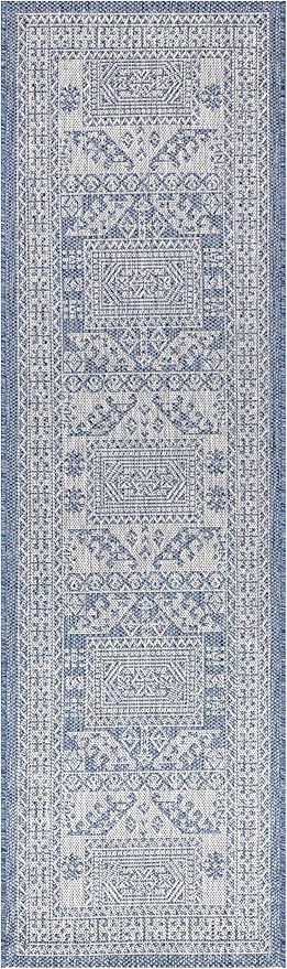 Keen Home Design Terrace Outdoor Runner Rug - 2x6 Washable Indoor/Outdoor Rug for Patio, Kitchen, Balcony, Beach, Garden, Deck and Porch, Size: 2'2"x5'7"