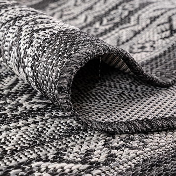 Keen Home Design Terrace Outdoor Area Rug - 6x9 Washable Indoor/Outdoor Rug for Patio, Kitchen, Balcony, Beach, Garden, Deck and Porch, Size: 6'x8'10"