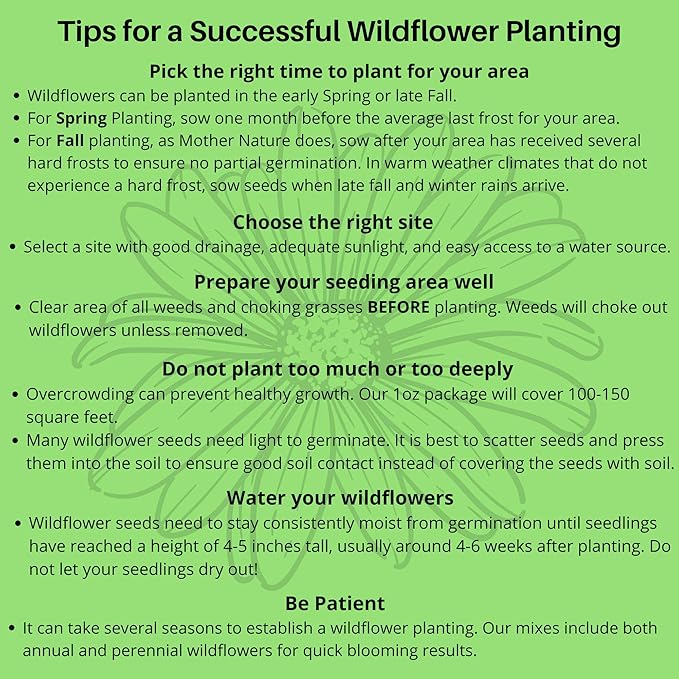 Monarch Butterfly Rescue Wildflower Seeds 4oz. Bulk Open-Pollinated Wildflower Seed Packet, No Fillers, Annual, Perennial Milkweed Seeds for Monarch Butterfly 4 oz