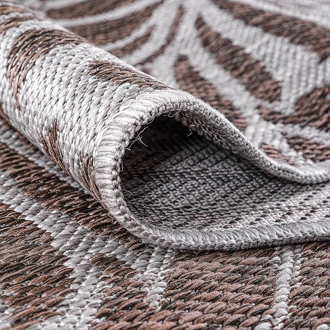 Keen Home Design Terrace Outdoor Area Rug - 9x12 Washable Indoor/Outdoor Rug for Patio, Kitchen, Balcony, Beach, Garden, Deck and Porch, Size: 8'10"x12'