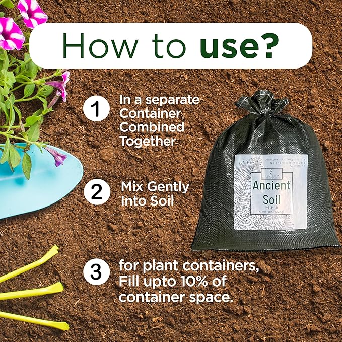 Elm Dirt Premium Ancient Soil for All Plants - Organic Plant Soil for Outdoor Plants & Indoor Plant Soil | Garden Soil for Plant Nutrients Growth & Protect your Plants Bugs - Roots Organic Soil, 25lbs