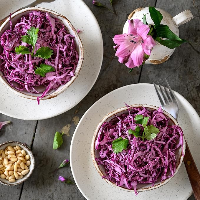 Organic Cabbage Seeds (Red Acre) - Approx 750 Seeds - Certified Organic, Non-GMO, Open Pollinated, Heirloom, USA Origin