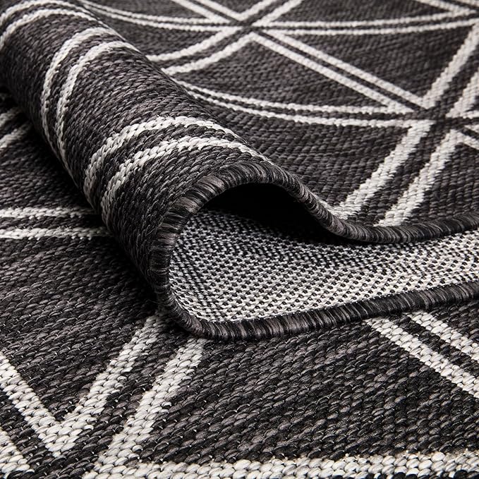 Keen Home Design Outdoor Runner Rug - 2x10 Washable Indoor/Outdoor Rug for Patio, Balcony, Kitchen, Garden, Beach, Deck and Porch. Size: 2'2" x 9'11"