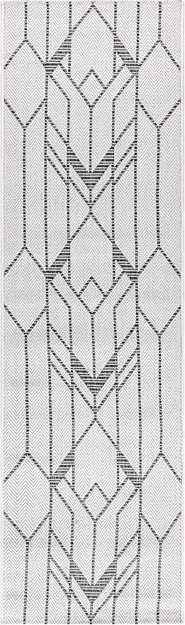 Keen Home Design Terrace Outdoor Runner Rug - 2x6 Washable Indoor/Outdoor Rug for Patio, Kitchen, Balcony, Beach, Garden, Deck and Porch, Size: 2'2"x5'7"