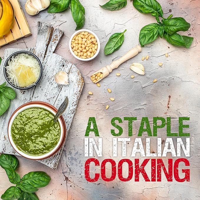 Seed Needs Italian Large Leaf Basil Seeds for Planting - Non-GMO, Heirloom & Untreated - Organically Grow an Indoor or Outdoor Home Grown Herb Garden (5 Packs)