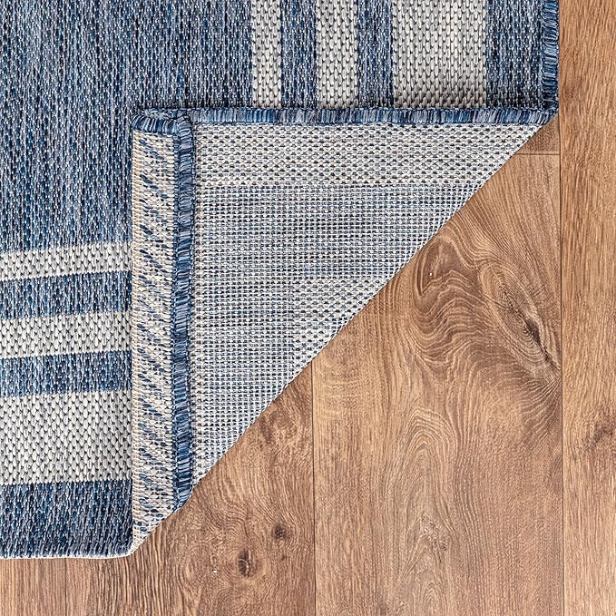 Keen Home Design Terrace Outdoor Area Rug - 9x12 Washable Indoor/Outdoor Rug for Patio, Kitchen, Balcony, Beach, Garden, Deck and Porch, Size: 8'10"x12'