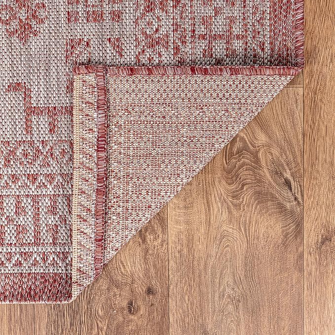 Keen Home Design Terrace Outdoor Area Rug - 12x15 Washable Indoor/Outdoor Rug for Patio, Kitchen, Balcony, Beach, Garden, Deck and Porch, Size: 12'x15'